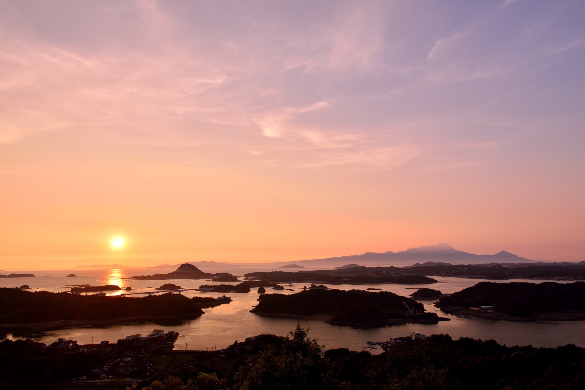 マルコ松島夕日